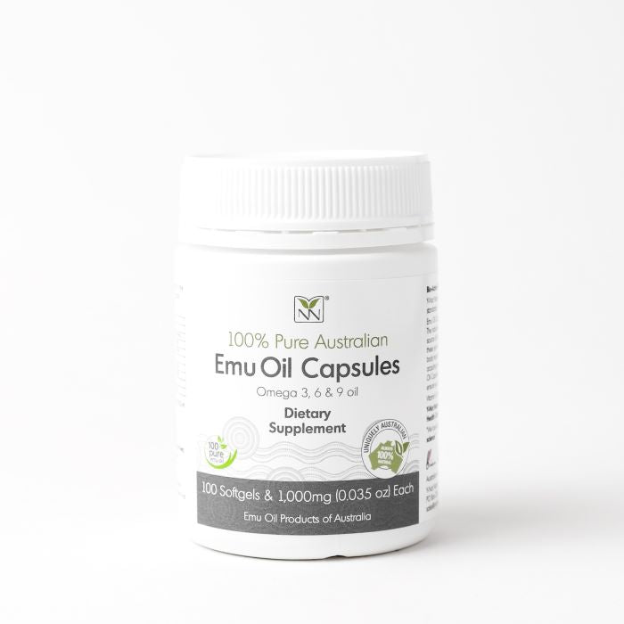 100% Pure Emu Oil Capsules